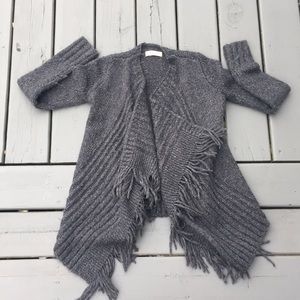 Hollister Gray Blanket Cardigan